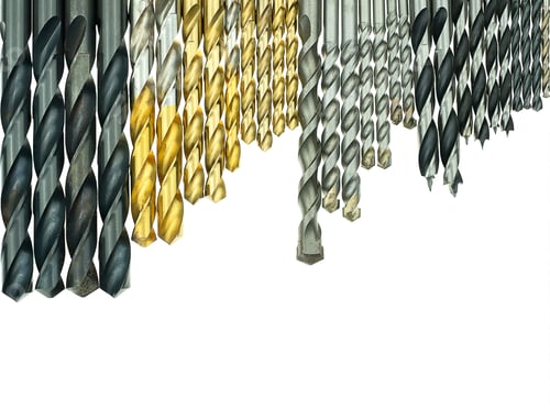 Preview: Set of drill bits different sizes for wood and concrete