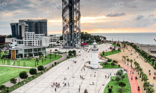 Preview: View of old Pitsunda Lighthouse In Miracle Park, Batumi