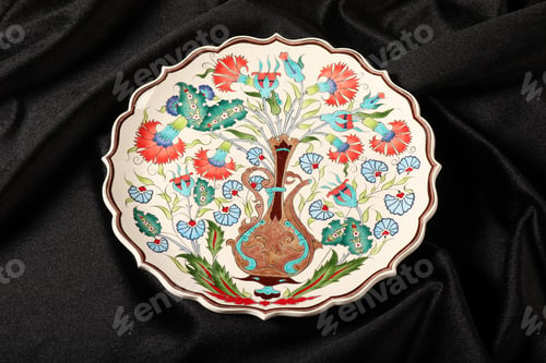 Preview: Handmade, authentic gift porcelain plate