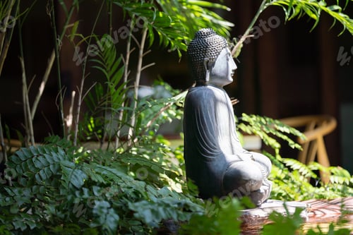 Preview: Closeup shot of the Buddha's statue