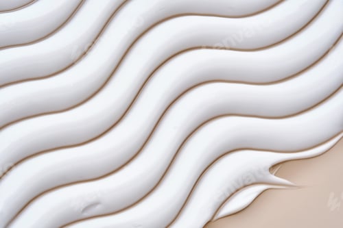 Preview: Beautiful waves of cream close-up. Beauty background.
