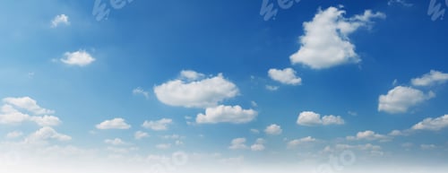 Preview: white cloud on blue sky in morning light background