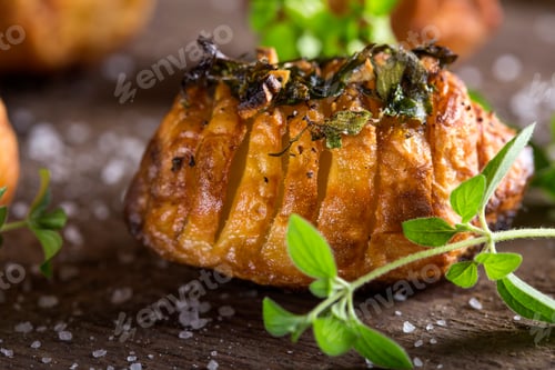Preview: Baked potatoes "accordion"