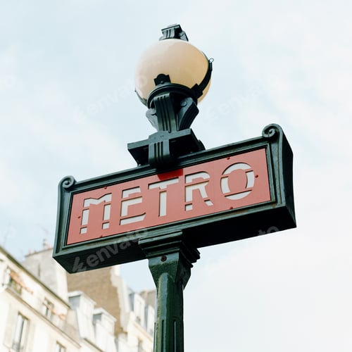 Preview: Paris metro sign
