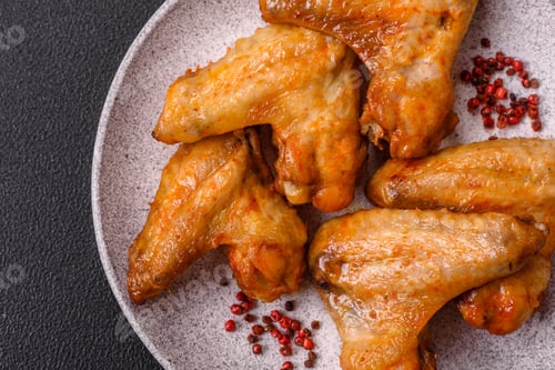 Preview: Grilled chicken wings with salt and spices