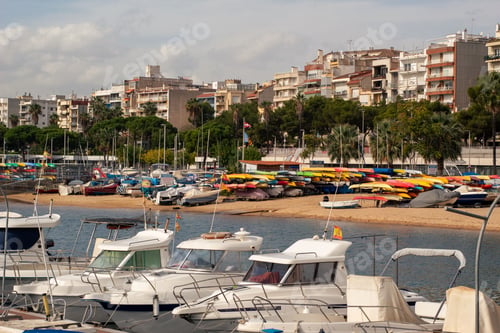 Preview: Small fishing port of Blanes.