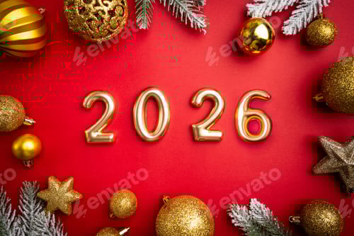 Visualização: Natal e Feliz Novo plano de fundo