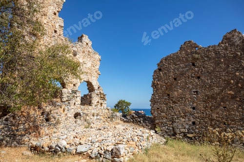 Preview: Ruins of Anamurium Ancient City in Anamur Town, Turkey