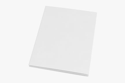 Preview: Quad Fold Brochure Mockup, Blank and Generic