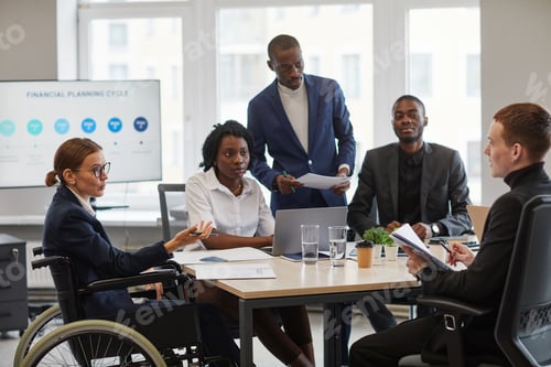 Preview: Diverse Business Team Meeting in Office