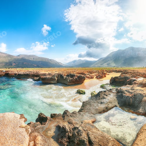Preview: Amazing seascape of Isolidda Beach near San Vito cape.