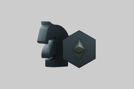 Preview: Ethereum knight chess piece icon