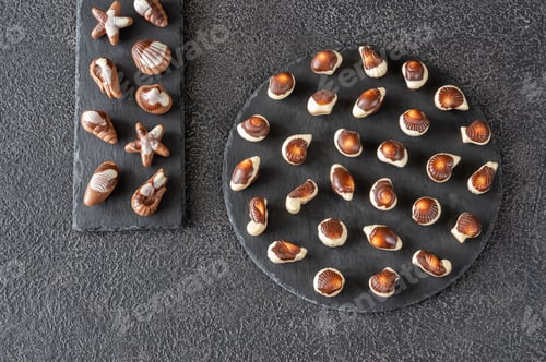 Preview: Seafood-shaped chocolate candies