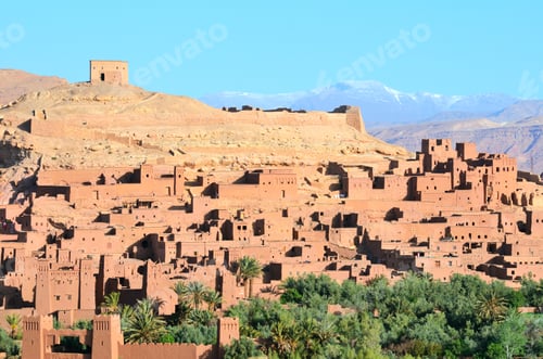 Preview: Traditional fortified city in Morocco, Africa.