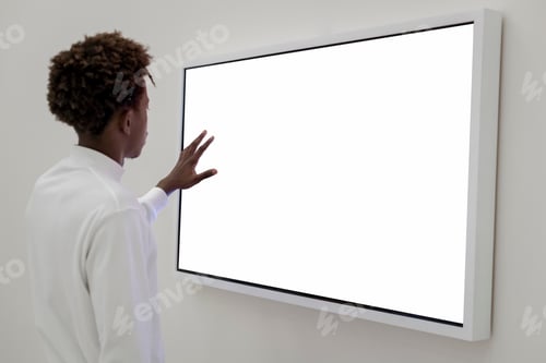 Preview: Designer creating art on a digital screen