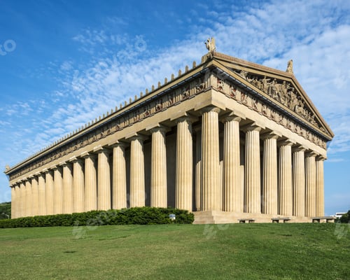 Preview: Parthenon Replica At Centennial Park In Nashville, Tennessee, Usa.