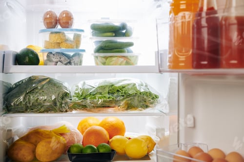Preview: Refrigerator full of food
