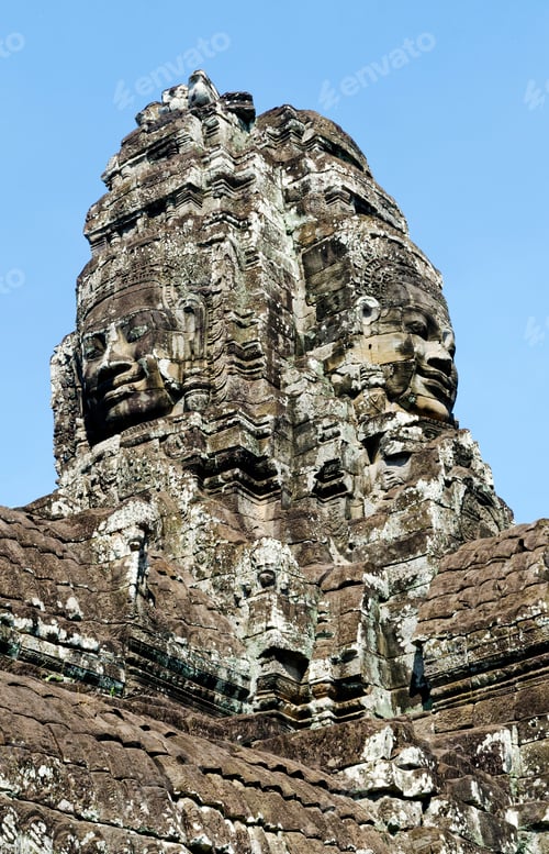 Preview: ankgor wat famous landmark temple detail near siem reap cambodia