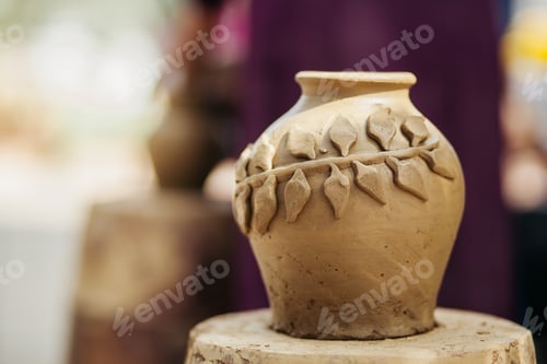 Preview: clay vase handmade traditional vietnam