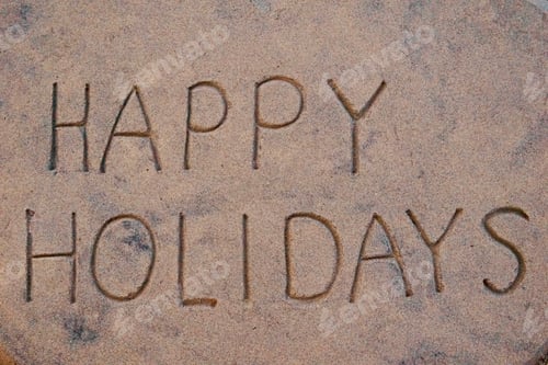 Preview: A beach greeting for the holiday season!