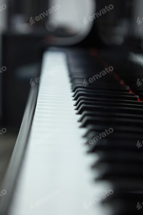 Preview: Music performer's. Piano keyboard background. Piano keys