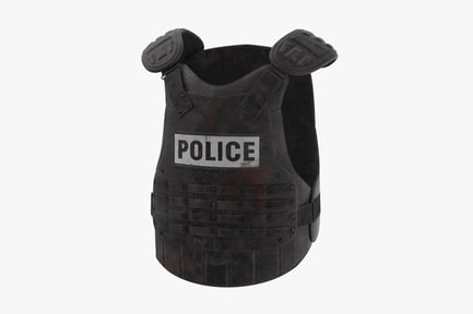 Preview: Worn Riot Gear Bulletproof Vest - Police Tactical Armor