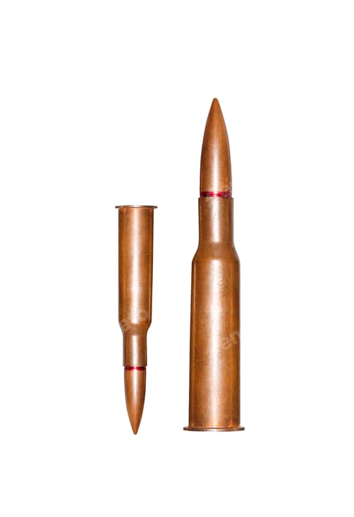 Preview: Two rifle bullets