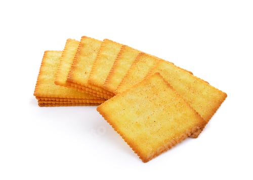 Preview: Cracker isolated on over white background