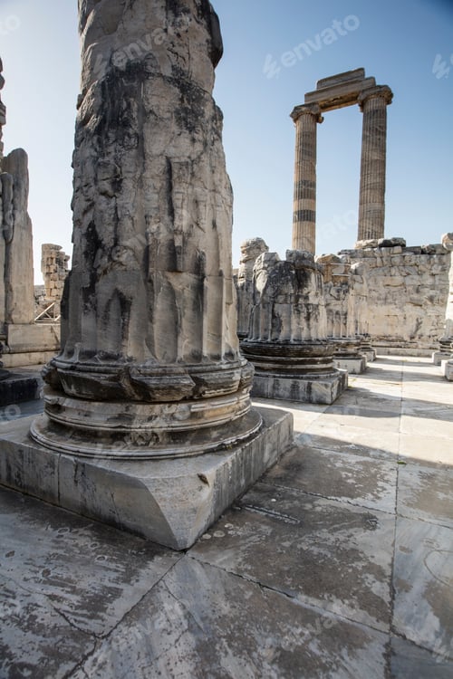 Preview: View of Temple of Apollo in antique city of Didyma, Aydin,Turkey