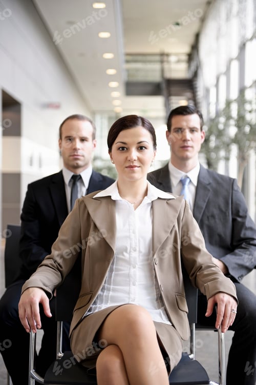 Preview: Team of businesspeople, portrait
