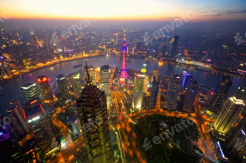Preview: Shanghai aerial view