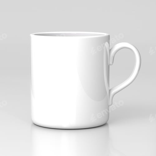 Preview: mockup, realistic, isolate, mug, advertisement