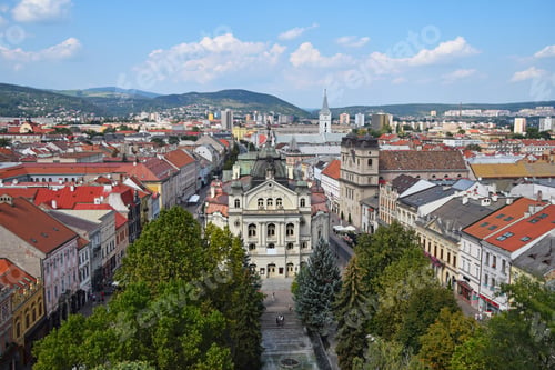 Preview: Panoramic city view of Kosice, Slovakia