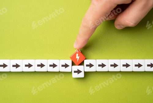 Preview: Create an obstacle and stop progress