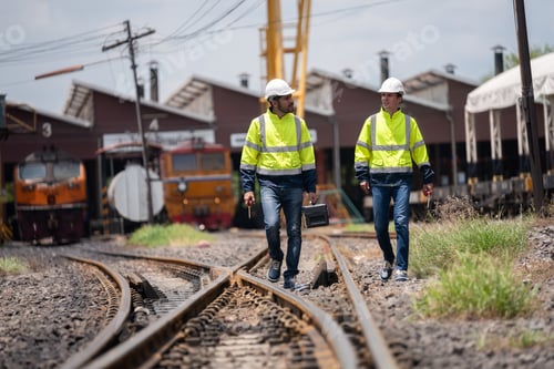 Vorschau: Ingenieur Eisenbahn unter Inspektion und Prüfung der Bauarbeiten, Weichen- und Wartungsarbeiten an r