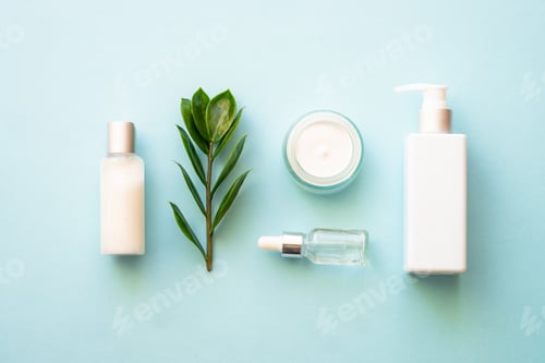 Preview: Natural cosmetic products. Skin care concept.