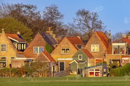 Preview: Historic village Friesland Netherlands