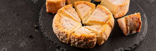 Preview: Cheese plate camembert, brie, munster french cheese tasty snack fresh delicious gourmet food