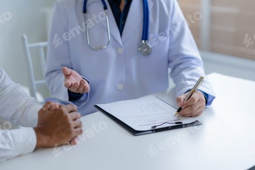 Preview: Medical Consultation with Doctor and Patient in Office