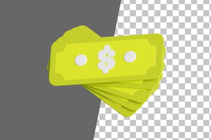 Preview: Banknotes 3D Icon