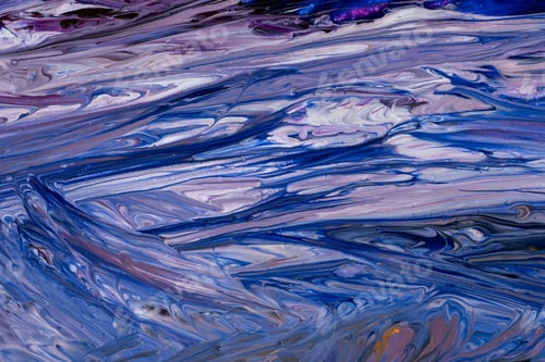 Preview: Abstract flow of liquid paints in mix