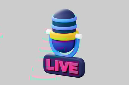 Preview: Live stream podcast microphone