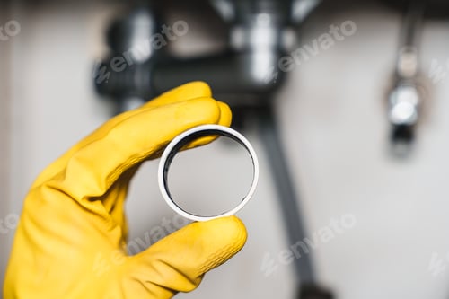 Preview: Rubber Gasket Removal During Plumbing Repair