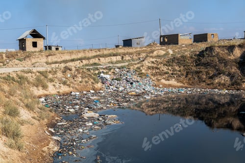 Preview: Toxic pond with trash