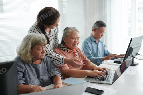 Preview: Seniors Learning Basic Computer Skills