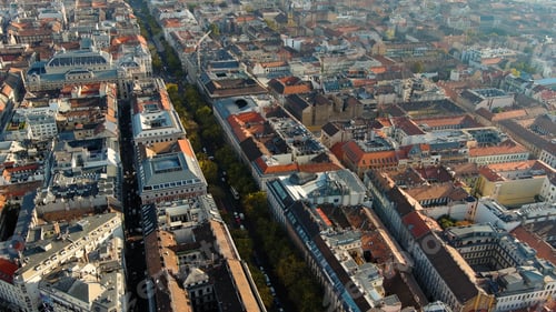Preview: Andrassy Avenue, Andrassy ut, most famous street of Budapest city, Hungary