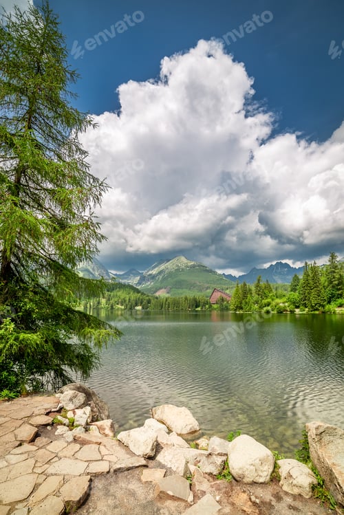 Preview: Stunning Strbske Pleso and mountain lake in theTatra mountains