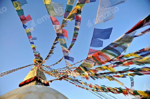 Preview: Tibetan prayer flags, Kathmandu, Nepal