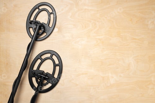 Preview: Search coil of the metal detector top view