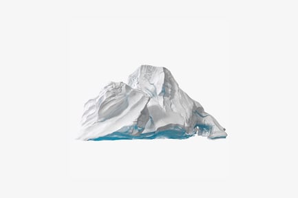 Preview: Jagged icy peak with adjacent icebergs